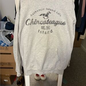 Prairie mountain Gray Men's hoodie size L